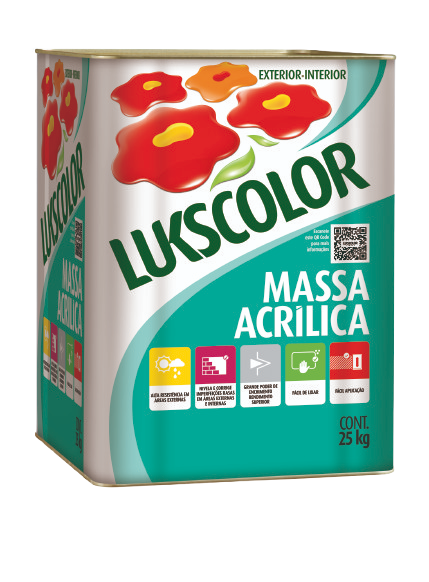 Massa Acrílica LUKSCOLOR: Ideal para Nivelar e Corrigir
